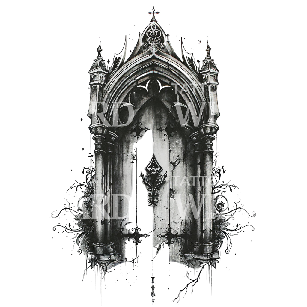 Gothic art tattoos | Orangetattooshop.com
