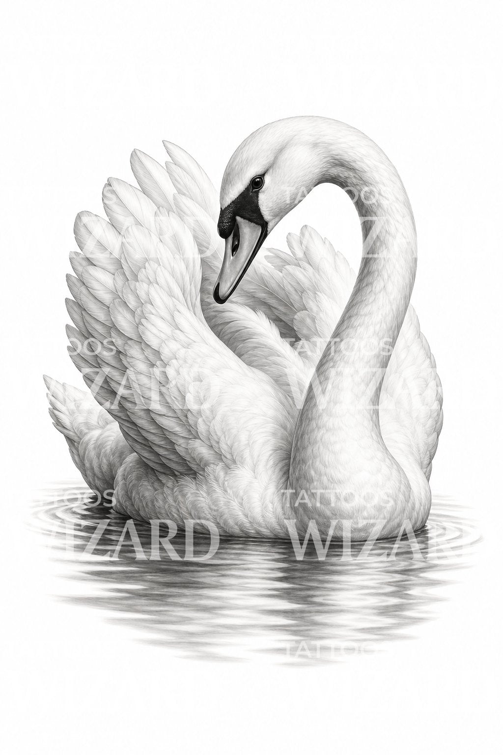 Graceful Swan Tattoo Idea
