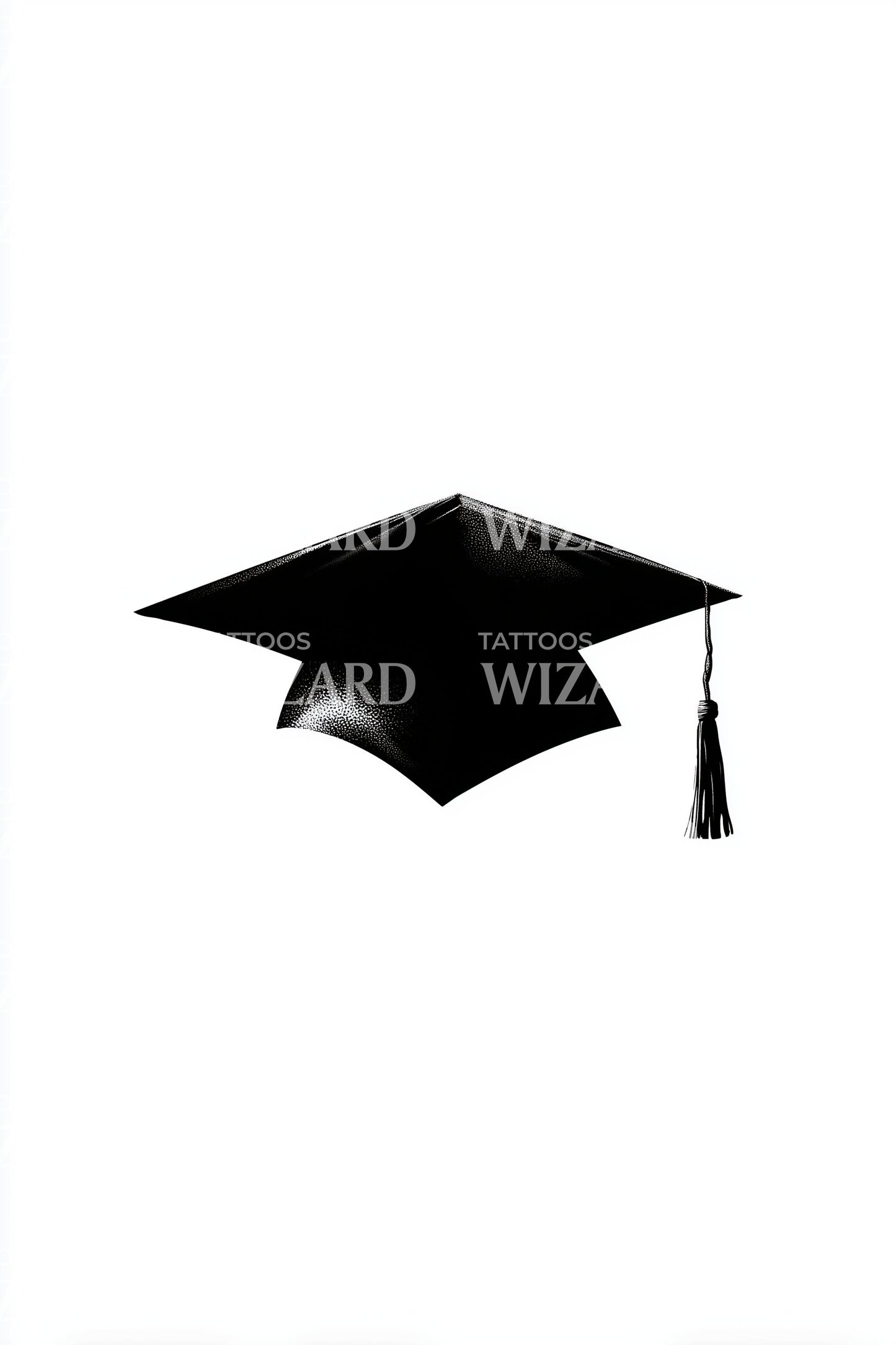 Graduation Cap Mortarboard Tattoo Idea