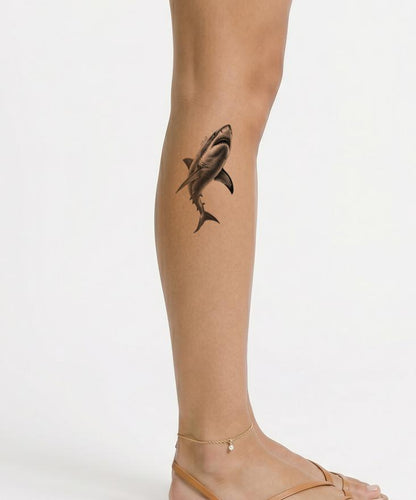 Great White Shark Tattoo Design