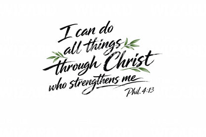 Green Leaf Verse Tattoo Design