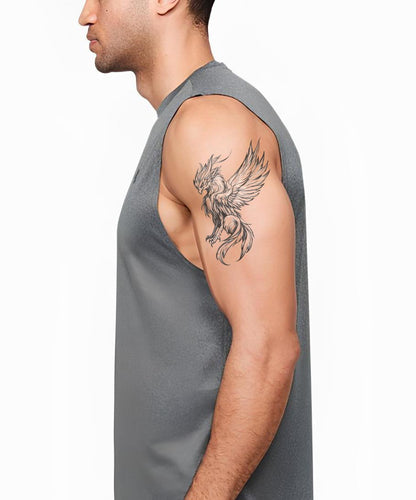 Design Tatuaggio Araldico Grifone Maestoso