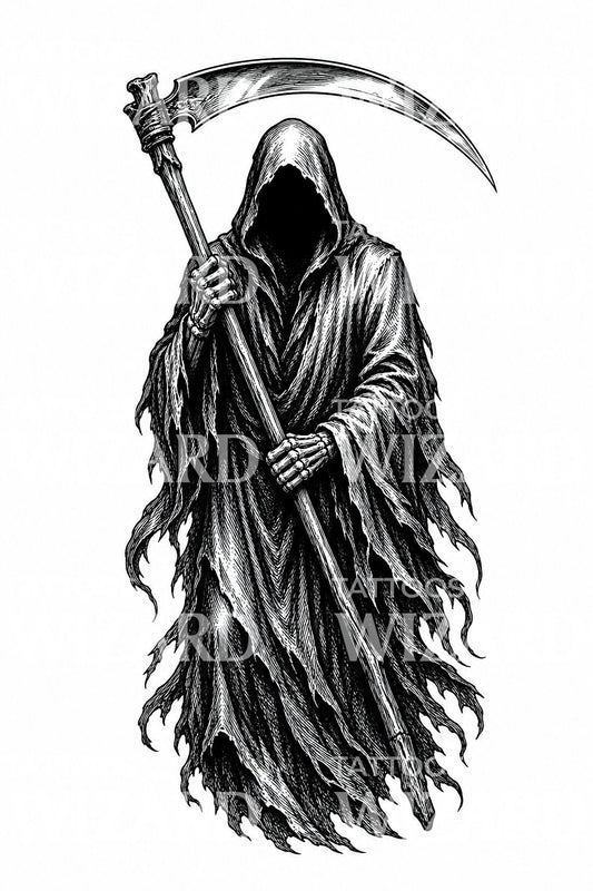 Sensenmann Tattoo Design