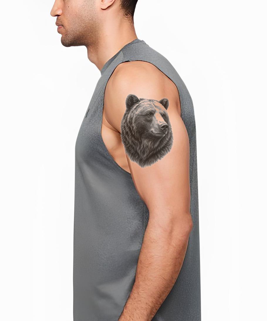 Grizzly Bear Tattoo Design