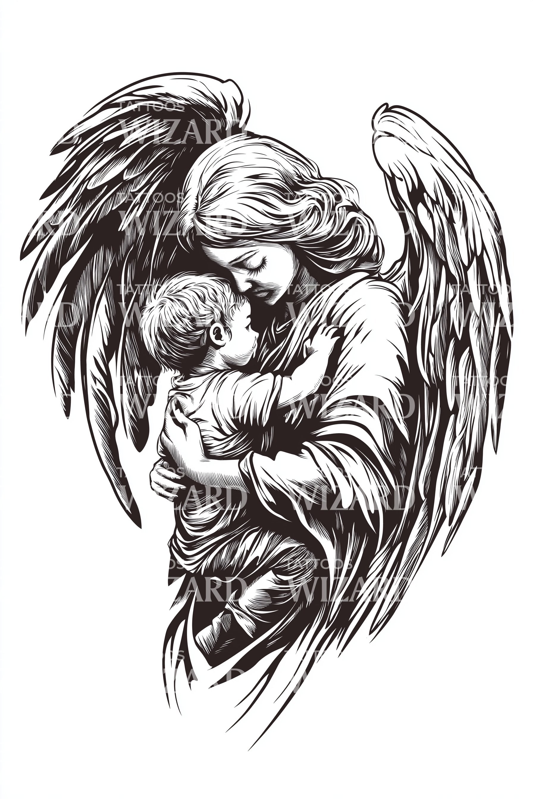 Drawing Guardian Angel