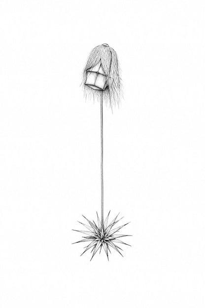 Illustration de tatouage d’une capsule de mousse capillaire