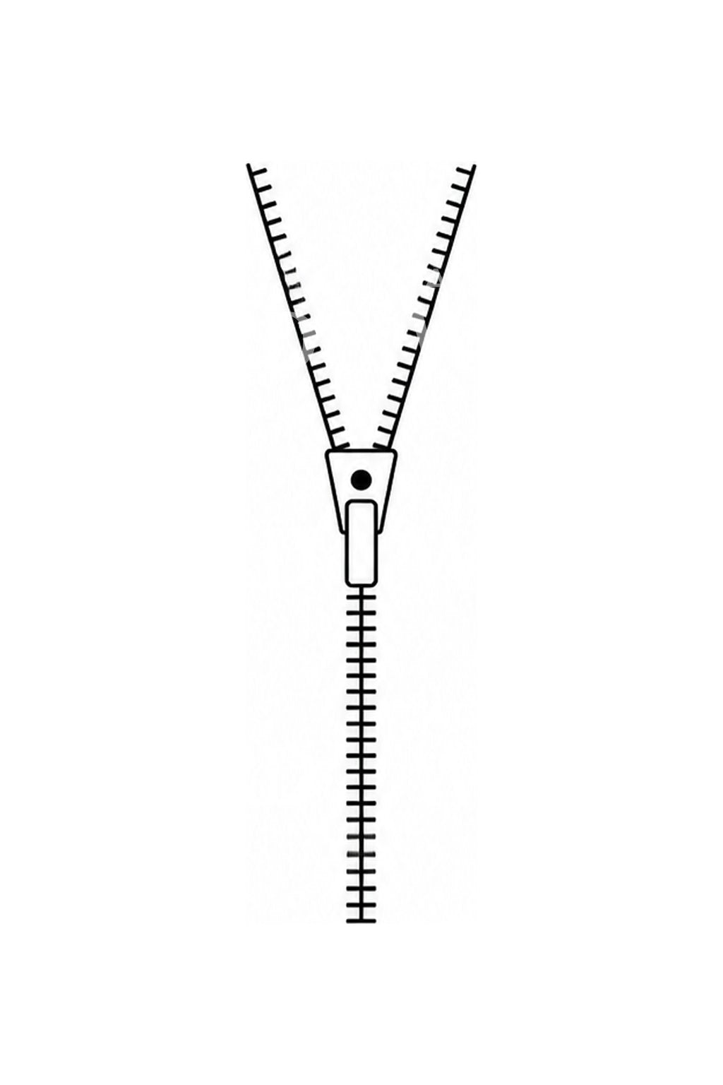 Half Open Zipper Tattoo Idea
