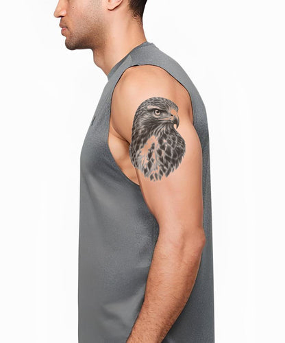 Design tatuaggio poiana codarossa
