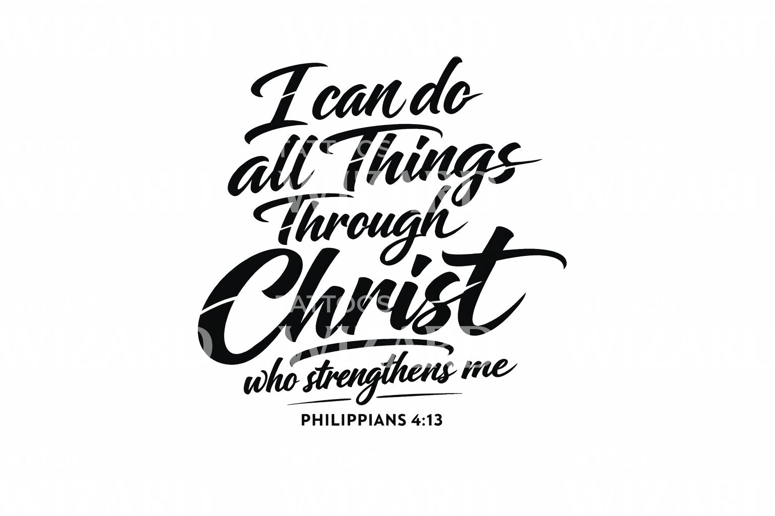 Christining Simple Lettering Heavy Christ Lettering Tattoo Design – Tattoos Wizard Designs