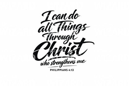 Heavy Christ Lettering Tattoo Design