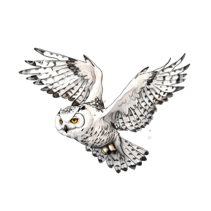 Hedwig Owl HP Tattoo Design