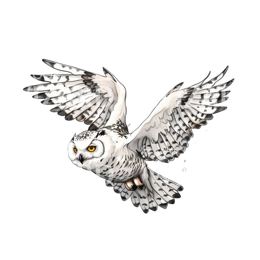 Conception de tatouage HP Hedwig Owl
