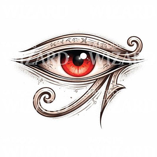 Horus Eye Tattoo Design