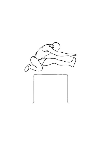 Hurdler Mid Clearance Tattoo Idea