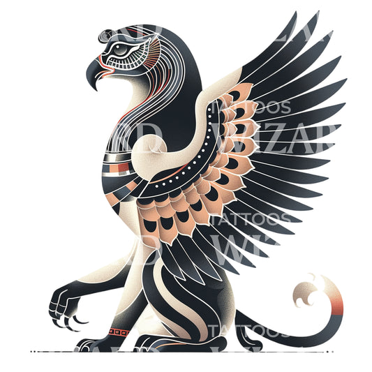 Sacred Sphinx Tattoo Design