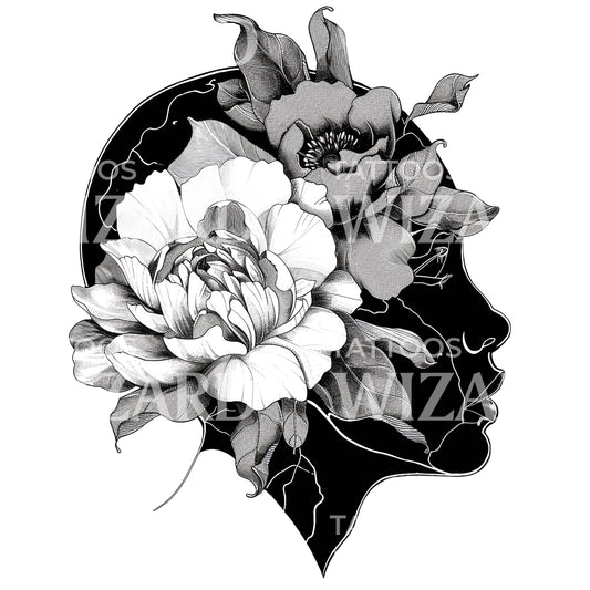 In Memoriam Abstract Tattoo Design