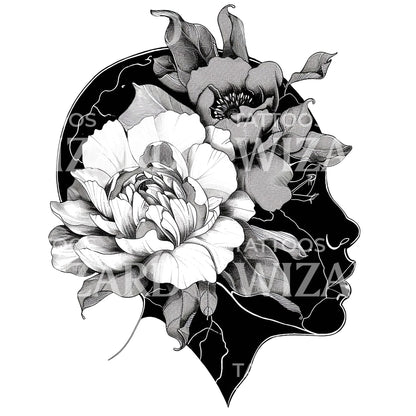 In Memoriam Abstract Tattoo Design
