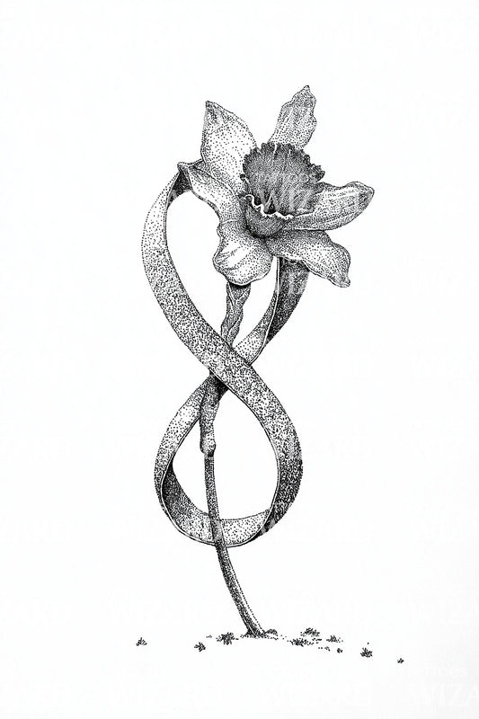 Infinity Bloom Loop Tattoo Design