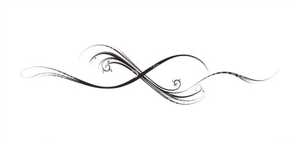 Infinity Swirl Tattoo Illustration
