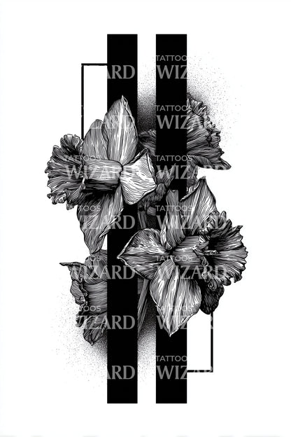 Design Tatuaggio Floreale Ink Bar