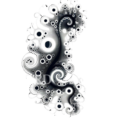 Intricate Fractals Tattoo Design