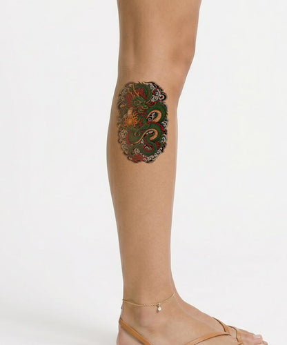 Coiling Irezumi Dragon Tattoo Design