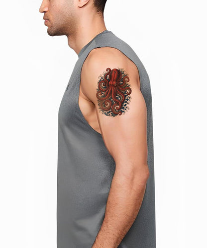 Japanese Octopus Tattoo Illustration