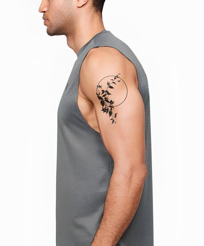 Design de tatouage Lierre en dérive croissant