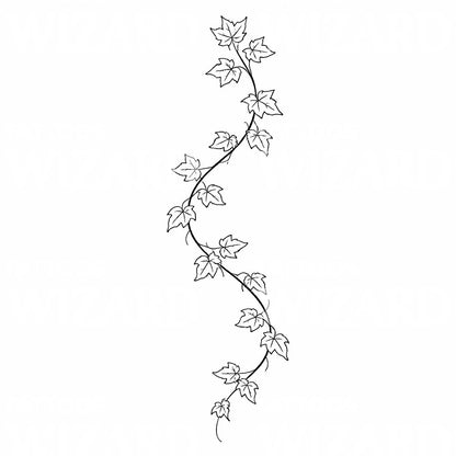 Ivy Vine Sleeve Tattoo Design