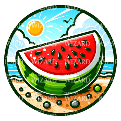 Scene Of Summer Tattoo Design