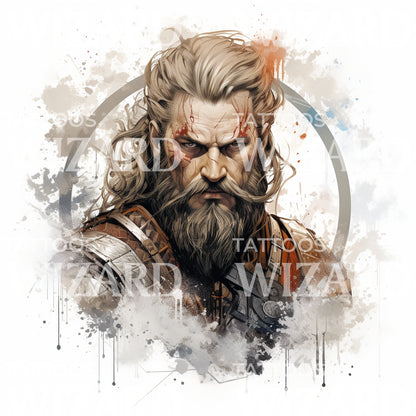 Thor Marvel Inspired Tattoo Design