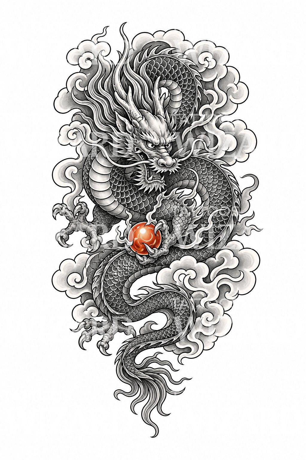日本の龍タトゥーデザイン – Tattoos Wizard Designs