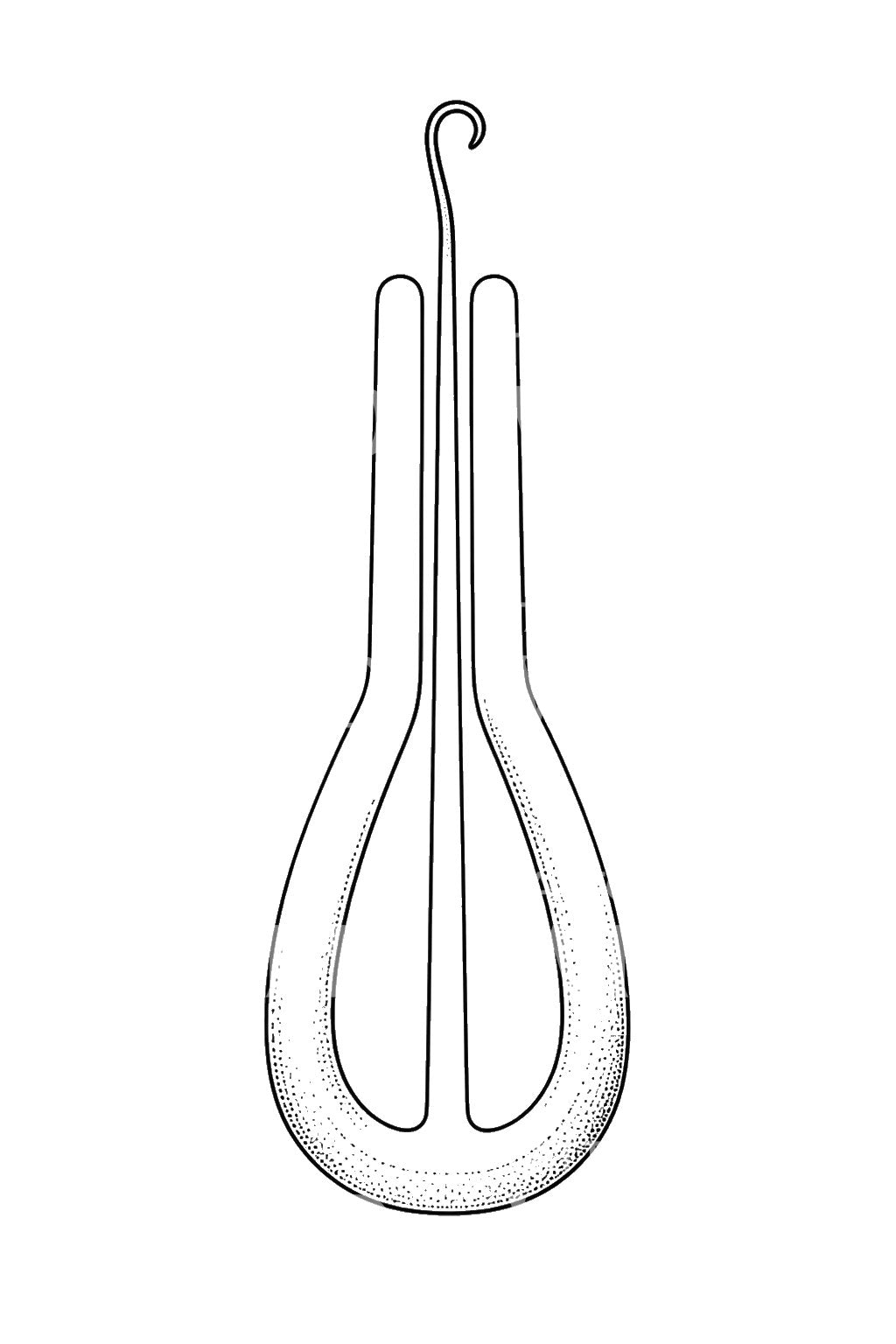Desain Tato Instrumen Harpa Rahang