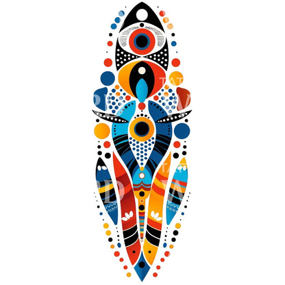 Joyful Halfsleeve Illustrative Tattoo Design