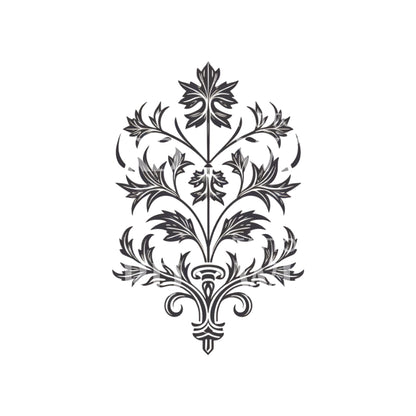 British Coat of Arms Ivy Tattoo Design