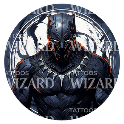 BlackPanther Marvel Inspired Tattoo Design