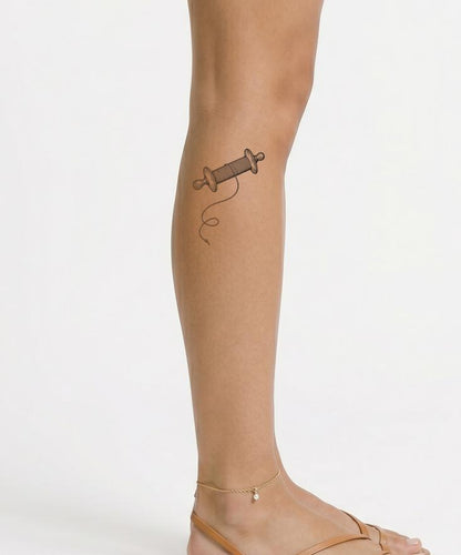 Kite Line Winder and Loose Thread Tattoo Idea