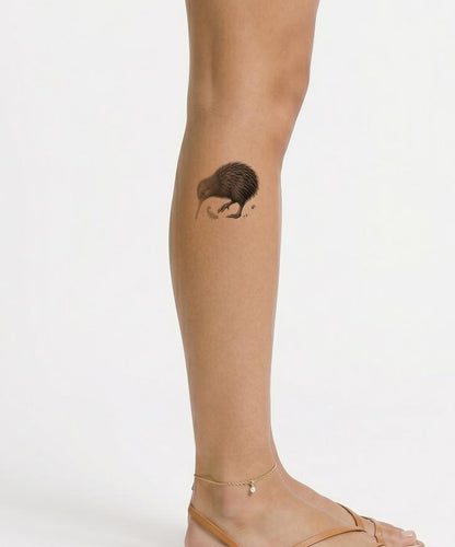 Design per tatuaggio kiwi e felce