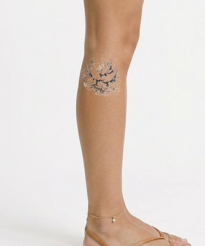 Three White Koi Fish Tattoo Design