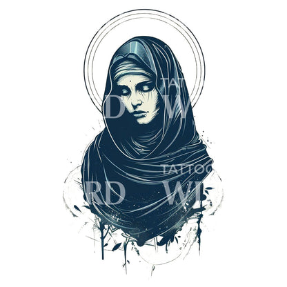 Lady of Sorrows Tattoo Design