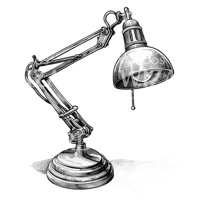 Lamp Ink Cross-hatch Tattoo Idea
