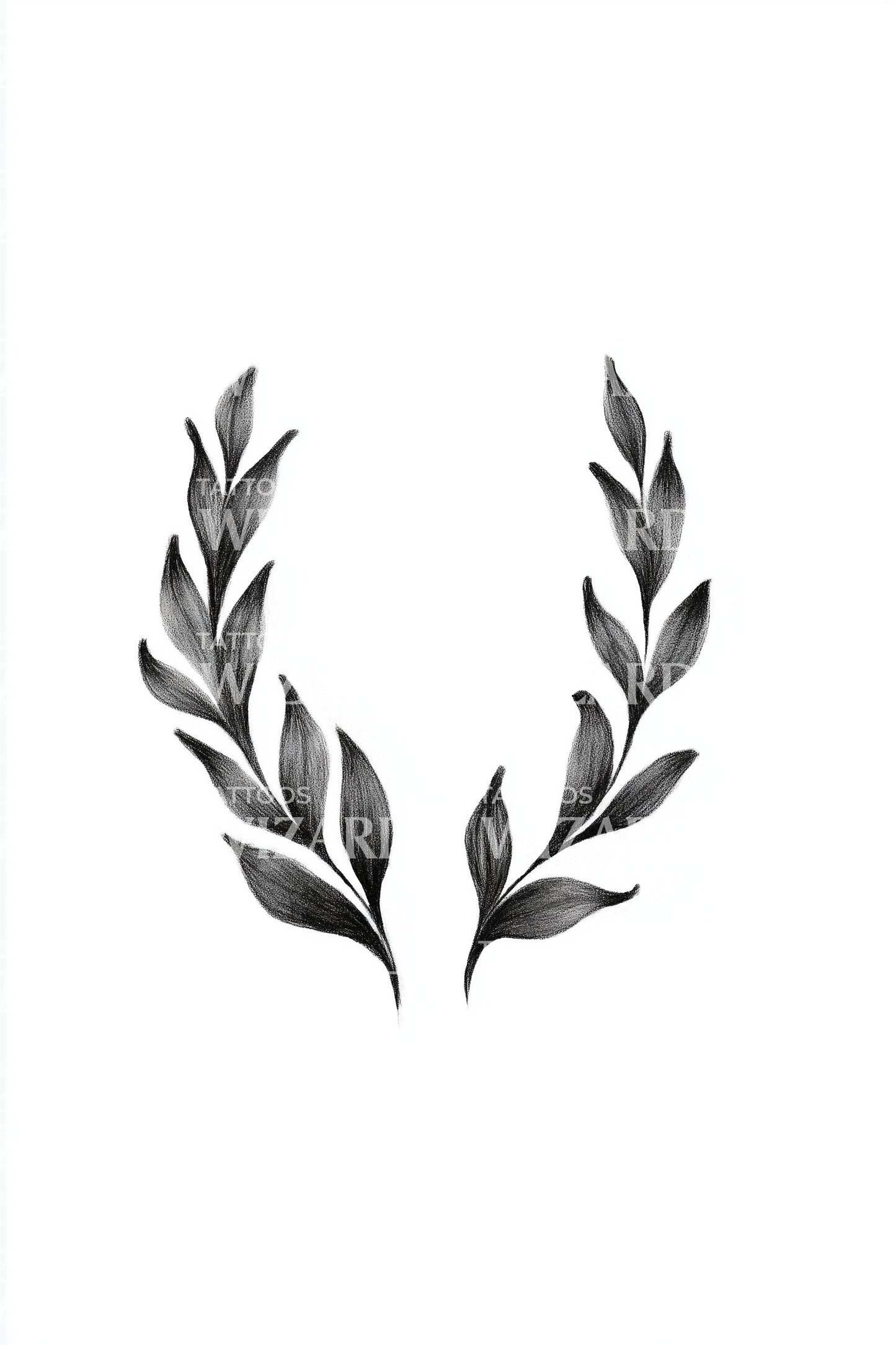 Laurel Sprigs Minimal Tattoo Idea