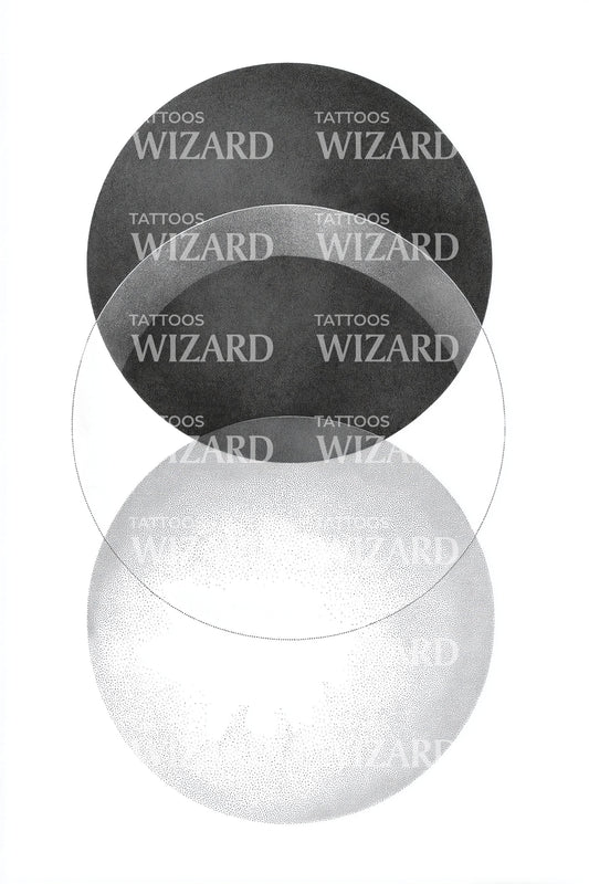 Layered Orb Stack Tattoo Idea