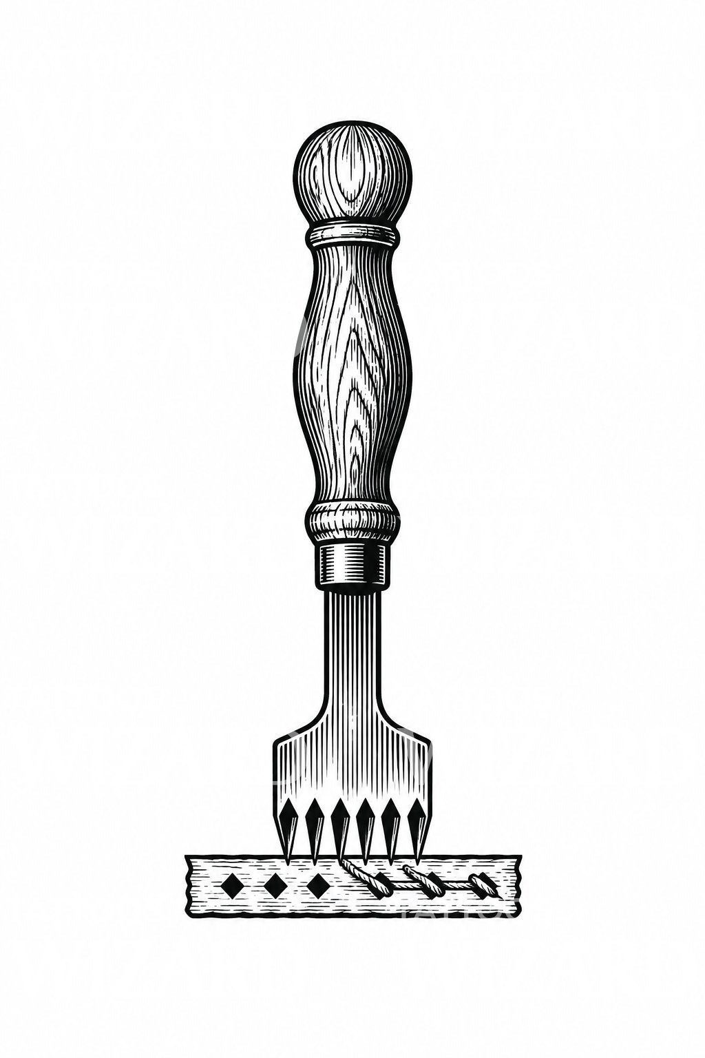 Tattoo af læderprikkejern