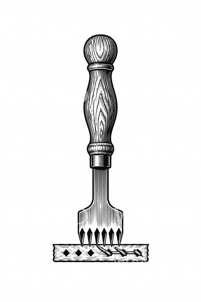 Tattoo af læderprikkejern