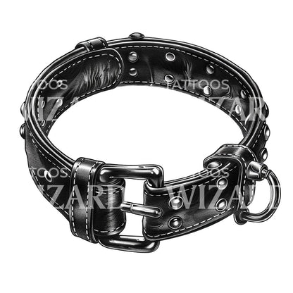 Dog Collar Tattoo Design