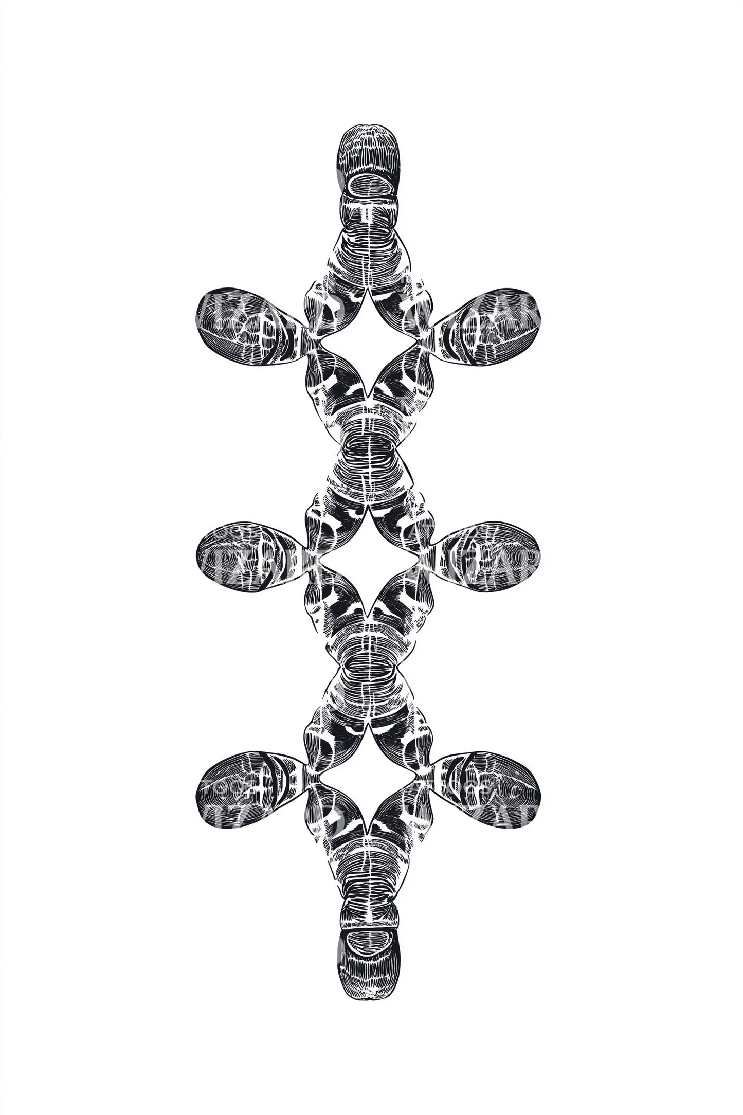 Linked Chromosome Chain Tattoo Idea