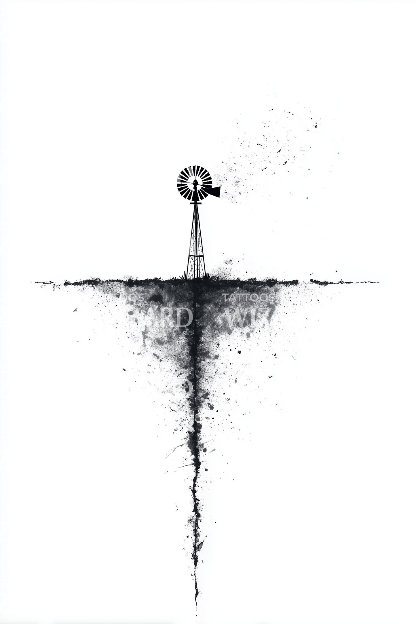 Lonely Beacon Horizon Tattoo Idea