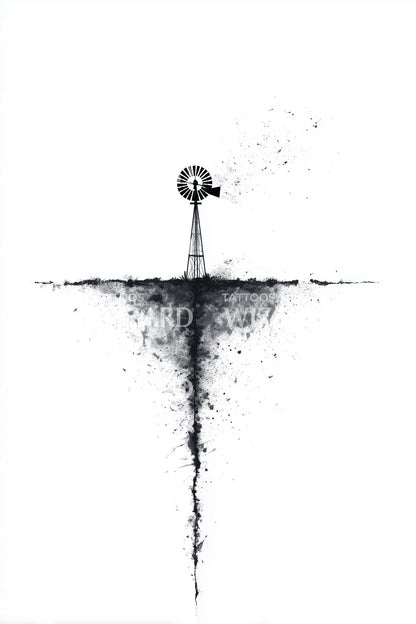 Lonely Beacon Horizon Tattoo Idea