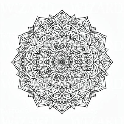 Lotus Mandala Bloom Tattoo Design